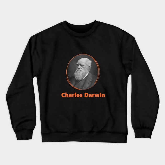 Charles Darwin Crewneck Sweatshirt by cypryanus